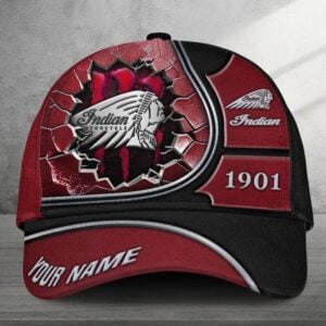 Indian Motorcycle Custom Name Universal Fit Unisex Classic Cap VS47