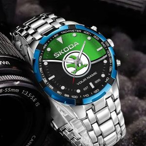 Skoda Custom Name Elegant Fashion Design Watch VS11