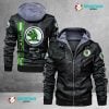 Skoda Designed Casual Winter Leather Jacket VS02