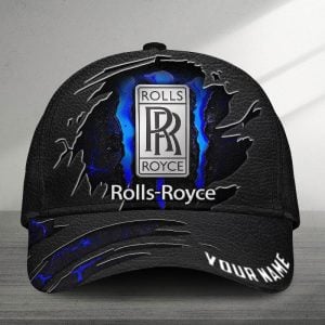Rolls Royce Custom Name Universal Fit Unisex Classic Cap VS04