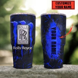 Rolls Royce Custom Name All Over Print 20oz and 30oz Tumbler VS01