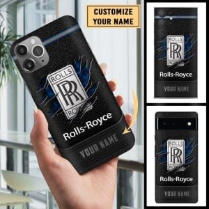Rolls Royce Custom Name Phone Case For All Phone Models VS02
