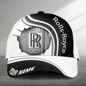 Rolls Royce Custom Name Universal Fit Unisex Classic Cap VS03