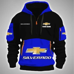 Chevrolet Silverado Custom Name High Quality Cotton Thick Hoodie VS06