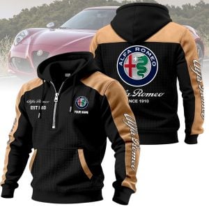 Alfa Romeo Custom Name High Quality Thick Hoodie VS10A
