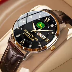 John Deere Custom Name Men Stylish Fashion Design Watch VS87A
