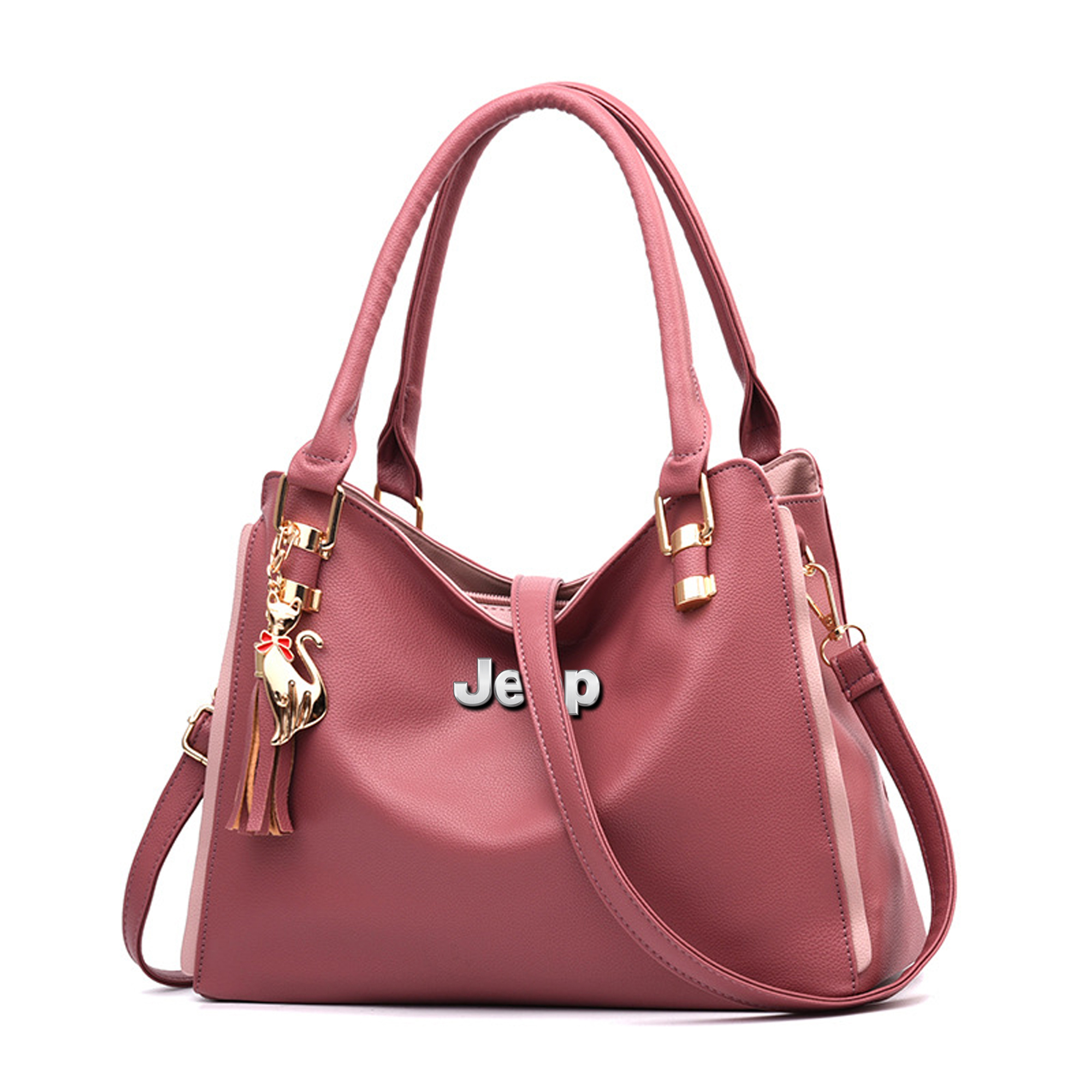 Leather Women HandBag VS51 Pink