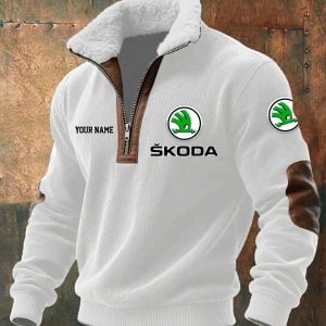 Skoda Custom Name Casual Design Sport Sweatshirt VS5
