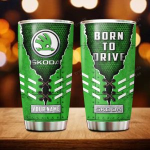 Skoda Custom Name All Over Print 20oz and 30oz Tumbler VS02