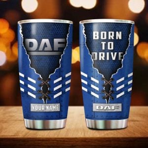 DAF Trucks Custom Name All Over Print 20oz and 30oz Tumbler VS01