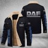 DAF Trucks Custom Name Casual Winter Fleece Jacket VS1