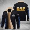 DAF Trucks Custom Name Casual Winter Fleece Jacket VS2