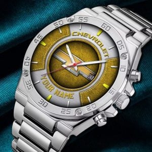Chevrolet Silverado Custom Name Elegant Fashion Design Watch VS01