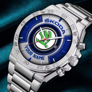 Skoda Custom Name Elegant Fashion Design Watch VS08