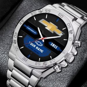Chevrolet Silverado Custom Name Elegant Fashion Design Watch VS09