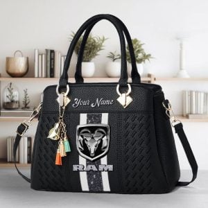Ram Truck Custom Name Classic Leather Women Handbag VS01