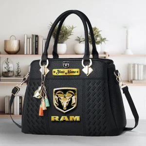 Ram Truck Custom Name Classic Leather Women Handbag VS02