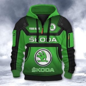 Skoda Custom Name High Quality Cotton Thick Hoodie VS03