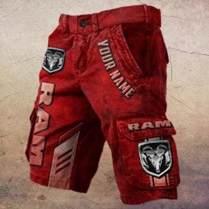 Ram Truck Custom Name Fashion Design Short VS04