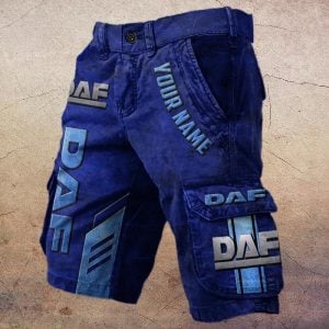 DAF Trucks Custom Name Fashion Design Short VS01