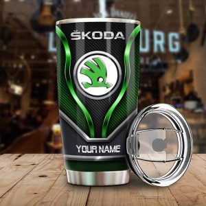 Skoda Custom Name All Over Print 20oz and 30oz Tumbler VS01