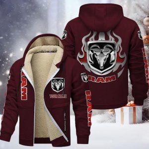 Ram Truck Custom Name Design Unisex Fleece Jacket VS04