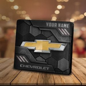 Chevrolet Silverado Custom Name Casual Leather Wallet VS05
