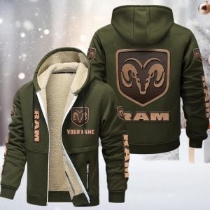 Ram Truck Custom Name Design Unisex Fleece Jacket VS03