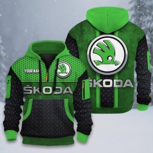 Skoda Custom Name High Quality Cotton Thick Hoodie VS02