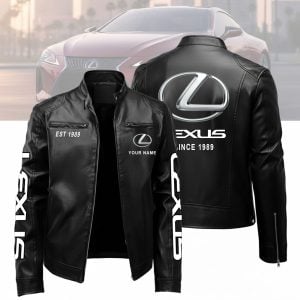 Lexus Custom Name Designed Leather Jacket VS01