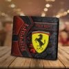 Ferrari Custom Name Casual Leather Wallet VS06