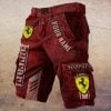 Ferrari Custom Name Fashion Design Short VS08