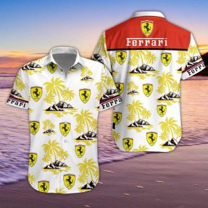 Ferrari Unisex Summer Casual Hawaiian Shirts VS21