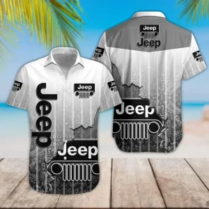 Jeep Unisex Summer Casual Hawaiian Shirts VS20