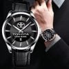Toyota Custom Name Casual Design Men Leather Strap Quartz Watch VS92A