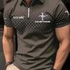 Mustang Custom Name Modern Fit Luxe Classic Polo Shirt VS31A