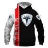 Tesla VS30 Zipper,Hoodie, Baseball Jacket, Bomber Jacket, Fleece Jacket, Tshirt, Sweatshirt, Polo Shirt