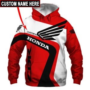 Honda VS33 Custom Name Zipper,Hoodie, Baseball Jacket, Bomber Jacket, Fleece Jacket, Tshirt, Sweatshirt, Polo Shirt