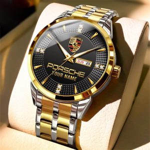 Porsche Custom Name Luxury Business Quartz Men Watch VS99
