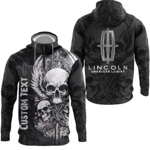 Lincoln Custom Name Half Zipper Hoodie, Tshirt, Sweatshirt VS01