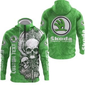Skoda Custom Name Half Zipper Hoodie, Tshirt, Sweatshirt VS02
