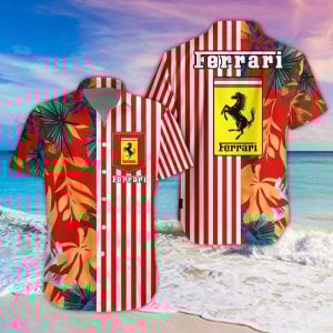 Ferrari Unisex Summer Casual Hawaiian Shirts VS19