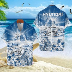 Hyundai Unisex Summer Casual Hawaiian Shirts VS08