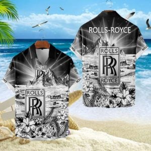 Rolls-Royce Unisex Summer Casual Hawaiian Shirts VS14