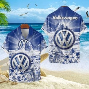 Volkswagen Unisex Summer Casual Hawaiian Shirts VS18