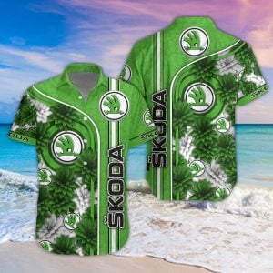 Skoda Unisex Summer Casual Hawaiian Shirts VS03