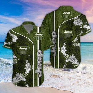 Jeep Unisex Summer Casual Hawaiian Shirts VS17