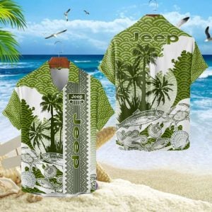 Jeep Unisex Summer Casual Hawaiian Shirts VS16