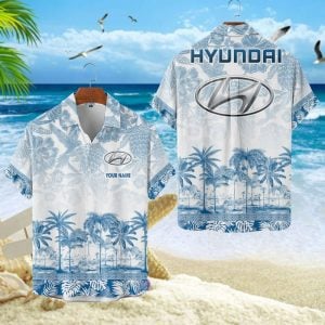 Hyundai Custom Name Unisex Summer Casual Hawaiian Shirts VS05