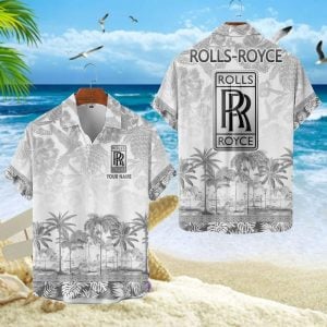 Rolls-Royce Custom Name Unisex Summer Casual Hawaiian Shirts VS11
